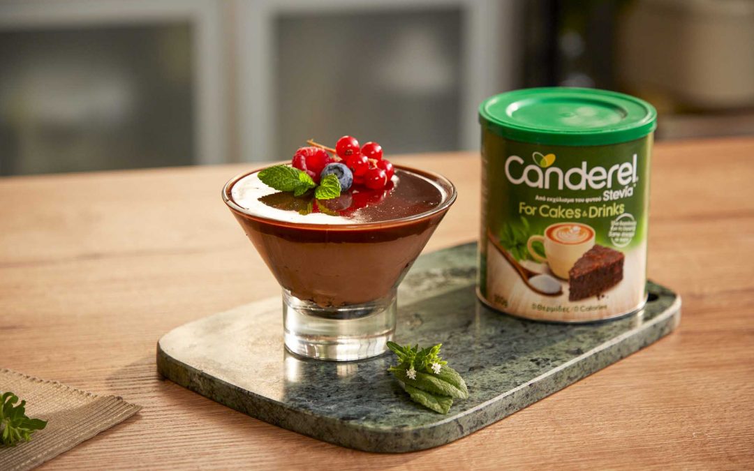 Canderel® Stevia* for Cakes & Drinks για όλες τις συνταγές!